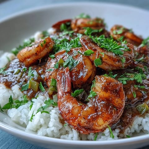 Steaming Classic New Orleans Étouffée with sautéed trinity vegetables and fresh parsley garnish, served in a rustic bowl.