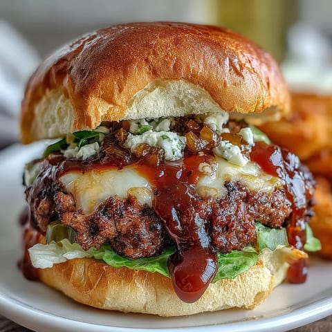Crispy-bottomed Memorial Day Smash Burger Sliders piled high with toppings, ready to serve.