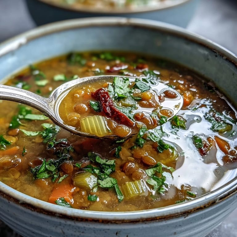 Close-up of simmering Mung Bean Soup in a pot, revealing tender mung beans, diced carrots, and warming spices.