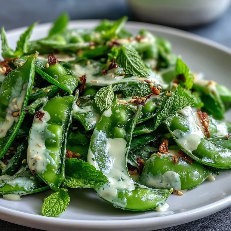 Light and refreshing Snap Pea and Radish Spring Salad, perfect for any meal.