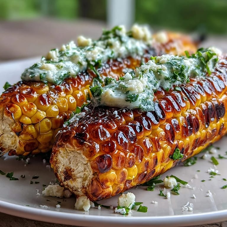 Festive Memorial Day grilled corn served hot with smoky char marks and bowls of creamy herbed butter for a crowd-pleasing side dish.